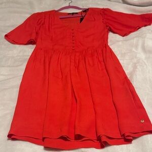 New Scotch & Soda Summer Edition Button-Down Dress